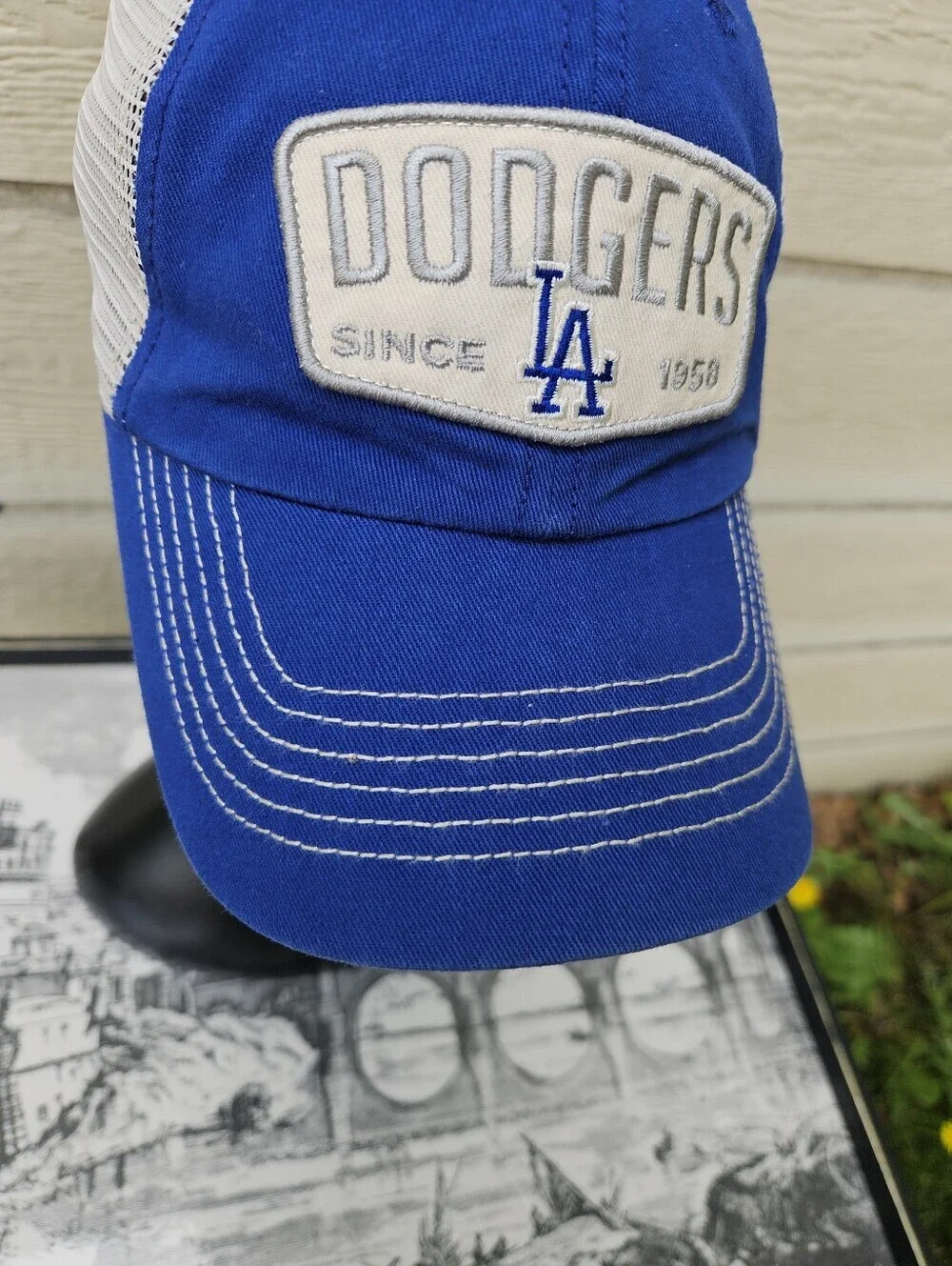 47 Hats MLB LA Dodgers blue and white snapback hat
